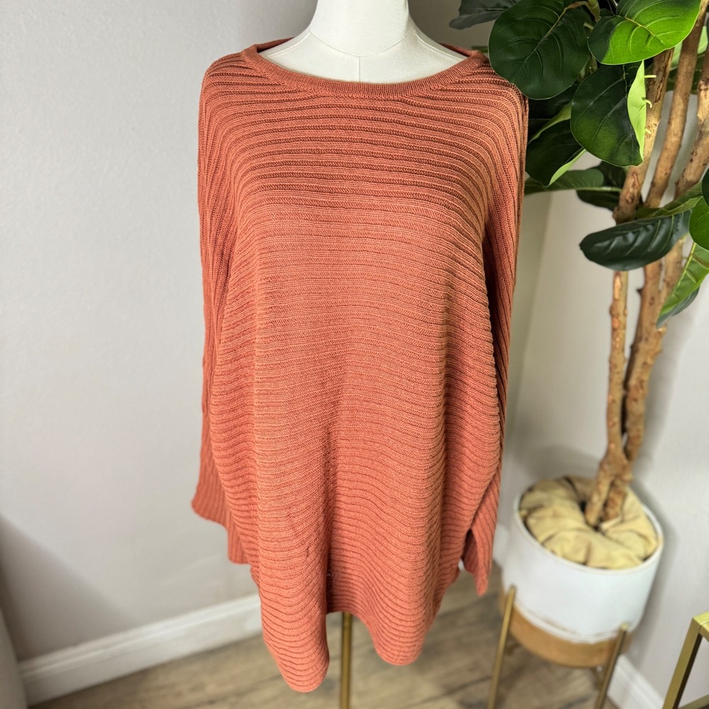 NWT Free People Beach Imogene Oversized Knit Tunic‎ Sweater Top Large Relaxed - Picture 4 of 8